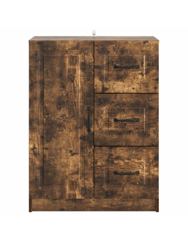 Credenza Rovere Fumo 66 x 34,5 x 87 cm Legno ingegnerizzato
