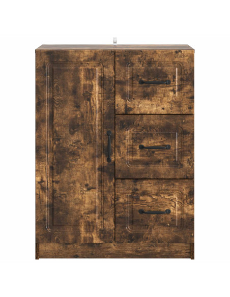 Credenza Rovere Fumo 66 x 34,5 x 87 cm Legno ingegnerizzato