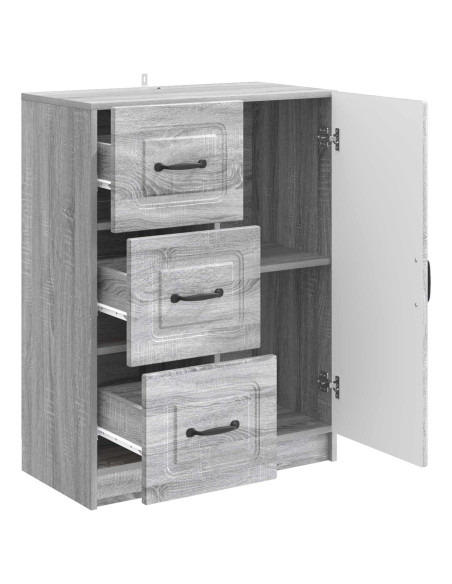 Credenza Grigio Sonoma 66 x 34,5 x 87 cm Legno ingegnerizzato