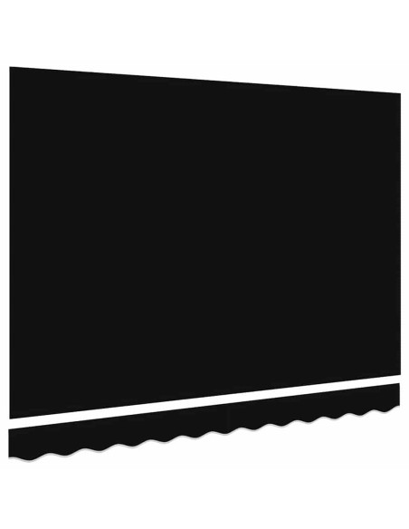 Telo di ricambio per tenda da sole Nero 280 x 245 cm Poliestere