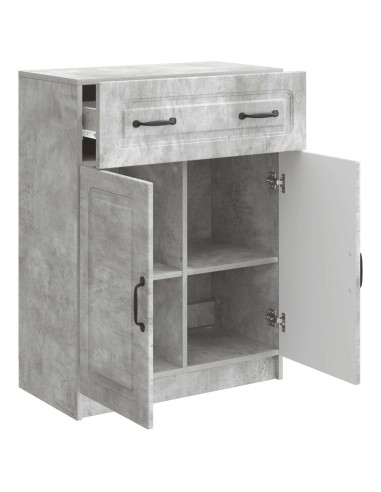 Credenza Grigio Cemento 66 x 34,5 x 87 cm Legno ingegnerizzato