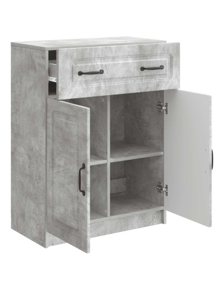 Credenza Grigio Cemento 66 x 34,5 x 87 cm Legno ingegnerizzato