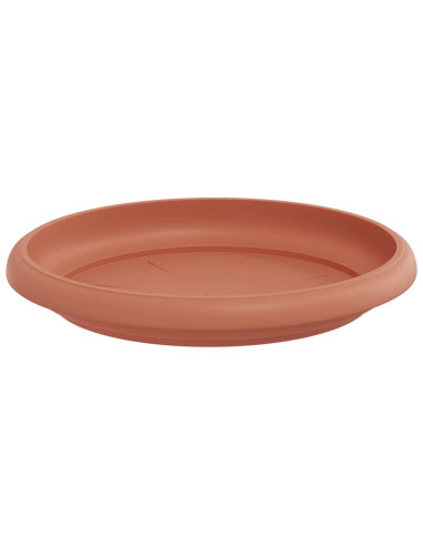 Vassoio Rotondo per Fiori 6 pcs Rosso Mattone Ø 14 x 2 cm