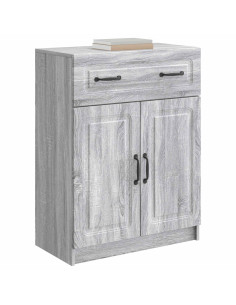 Credenza Grigio Sonoma 66 x 34,5 x 87 cm Legno ingegnerizzato 2