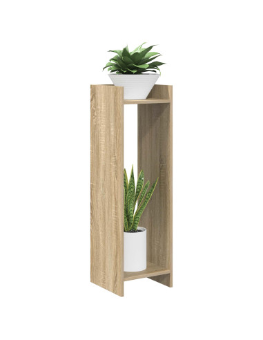 Supporto per piante Rovere Sonoma 30 x 30 x 100 cm