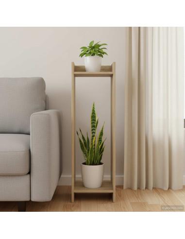 Supporto per piante Rovere Sonoma 30 x 30 x 100 cm
