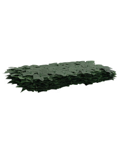 Schermo per balcone con foglie Verde Scuro 600 x 100 cm 2