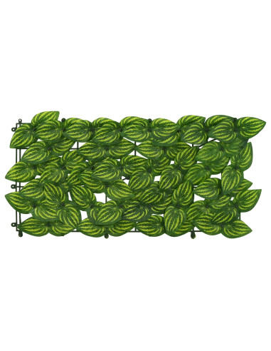 Schermo per balcone con foglie Verde e Giallo 300 x 75 cm