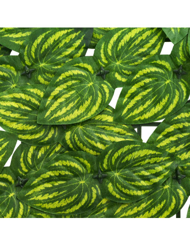 Schermo per balcone con foglie Verde e Giallo 500 x 75 cm