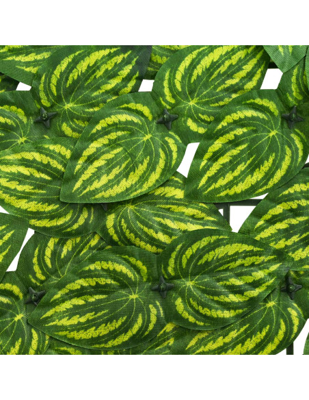 Schermo per balcone con foglie Verde e Giallo 400 x 100 cm