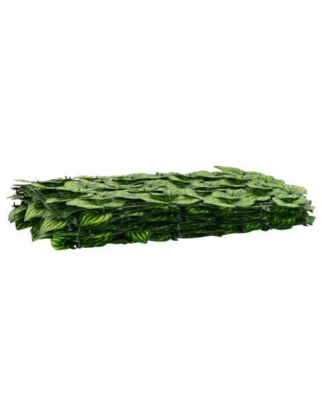 Schermo per balcone con foglie Verde e Giallo 600 x 100 cm