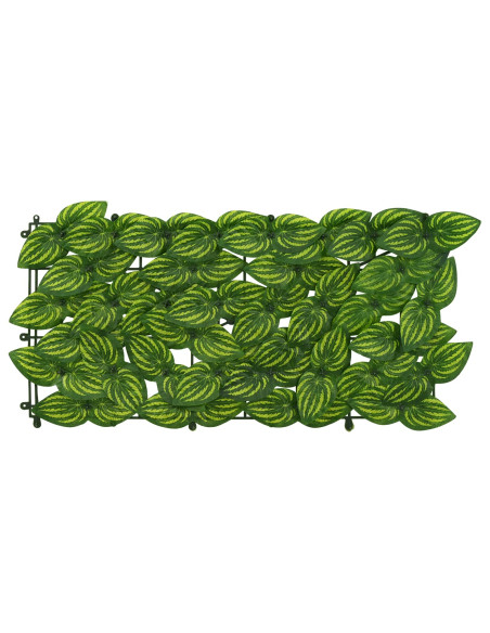 Schermo per balcone con foglie Verde e Giallo 300 x 150 cm