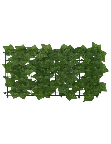 Schermo per balcone con foglie Verde 300 x 100 cm