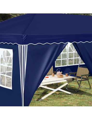 Tenda per feste a pop-up 575 x 288 x 245 cm Blu