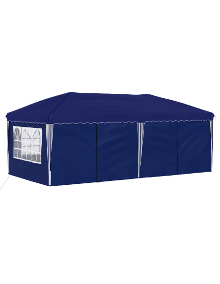Tenda per feste a pop-up 575 x 288 x 245 cm Blu