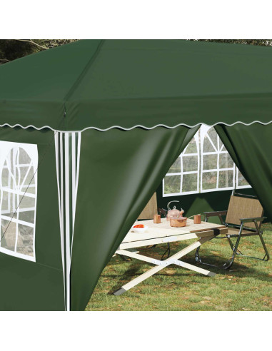 Tenda per feste a pop-up 575 x 288 x 245 cm Verde