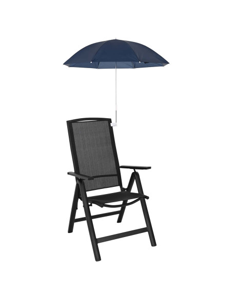 Ombrello con morsetto 2 pcs Blu navy Ø 105 x 86 cm