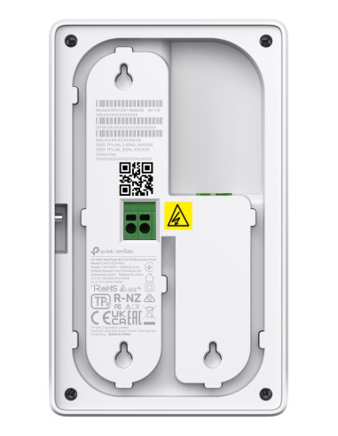 TP-Link Omada EAP625GP-WALL punto accesso WLAN 1201 Mbit/s Bianco Supporto Power over Ethernet (PoE)