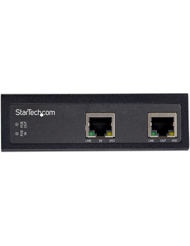 StarTech.com Gigabit PoE Extender Industriale 60W - 802.3 bt PoE+/PoE++ UTP PD Power over Ethernet network range extender/repeat