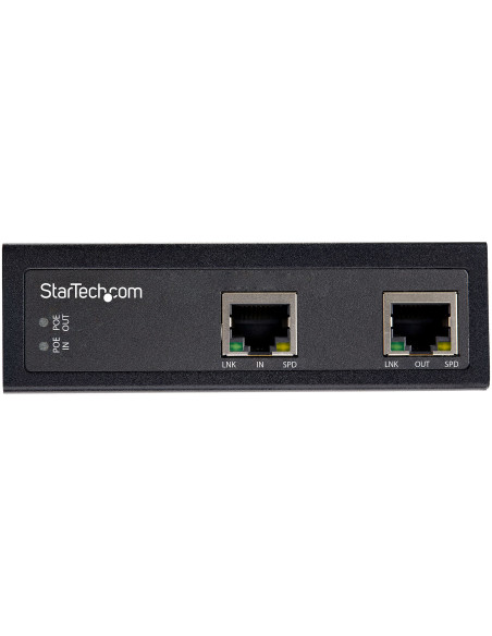 StarTech.com Gigabit PoE Extender Industriale 60W - 802.3 bt PoE+/PoE++ UTP PD Power over Ethernet network range extender/repeat