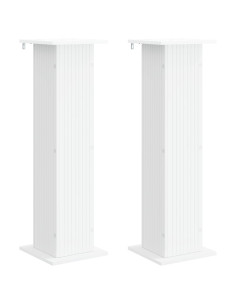 Supporto per piante 2 pcs Bianco 30,5 x 30 x 100,5 cm 2