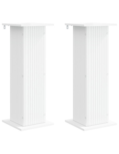 Supporto per piante 2 pcs Bianco 30,5 x 30 x 80,5 cm