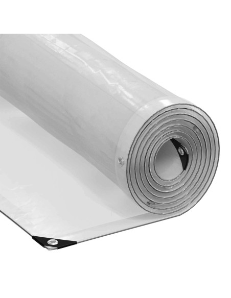 Telo con Occhielli Trasparente 10 x 10 m Polietilene