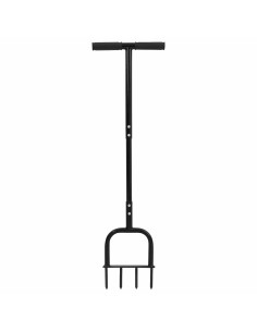 Strumento Aeratore per Prato Nero 95 x 27 cm Plastica 2