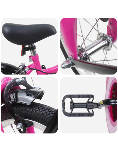 Bicicletta per Bambini 12 Pollici per bambini di 2-4 anni