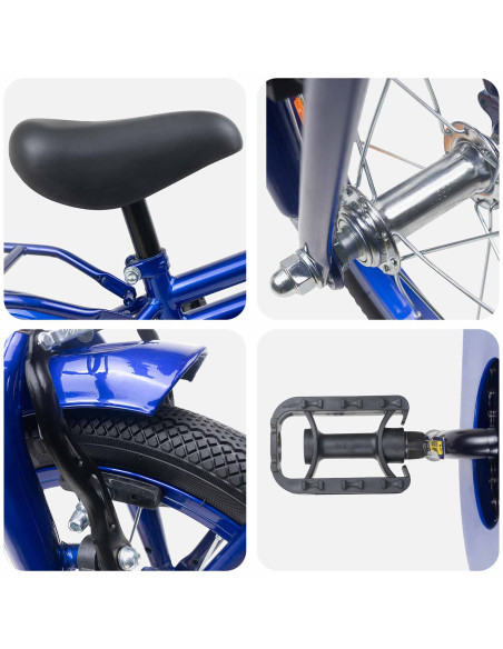 Bicicletta per Bambini 12 Pollici per bambini di 2-4 anni