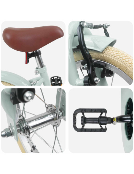 Bicicletta per Bambini 14 Pollici per bambini da 3 a 5 anni