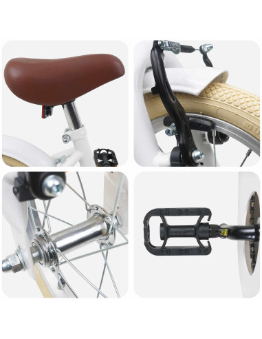 Bicicletta per Bambini 16 Pollici per bambini di 4-6 anni