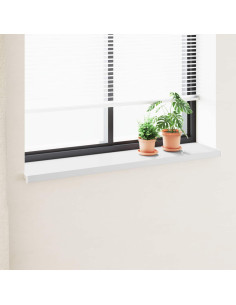 Soglia della Finestra Bianco 120 x 35 x 4,5 cm PVC