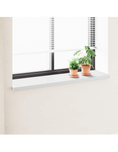 Soglia della Finestra Bianco 120 x 40 x 4,5 cm PVC
