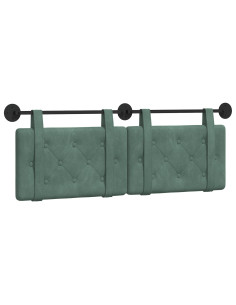 Testata appesa Verde Mare 130 x 55 x 5 cm Velluto 2
