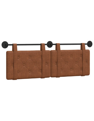 Testata appesa Marrone 130 x 55 x 5 cm PU Antico