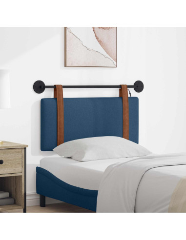 Testiera sospesa Con luce LED Blu PU Antico