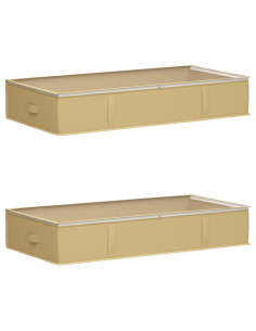 Scatola di stoccaggio con finestra trasparente in alto 2 pcs 2