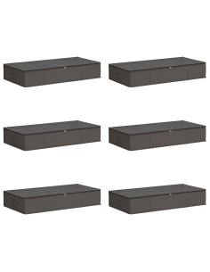 Scatola di stoccaggio con finestra trasparente in alto 6 pcs 2