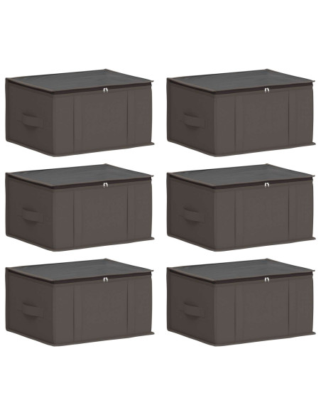 Scatola di stoccaggio con finestra trasparente in alto 6 pcs