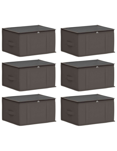 Scatola di stoccaggio con finestra trasparente in alto 6 pcs