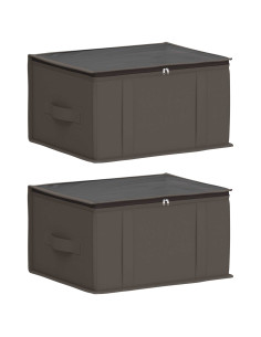 Scatola di stoccaggio con finestra trasparente in alto 2 pcs 2
