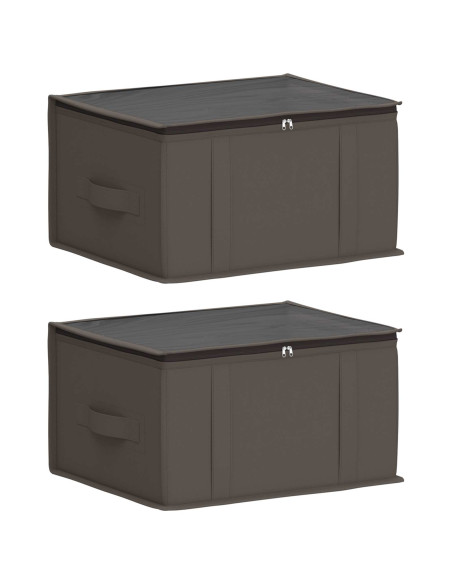 Scatola di stoccaggio con finestra trasparente in alto 2 pcs