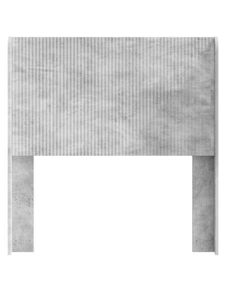 Testiera Letto Grigio Cemento Legno ingegnerizzato