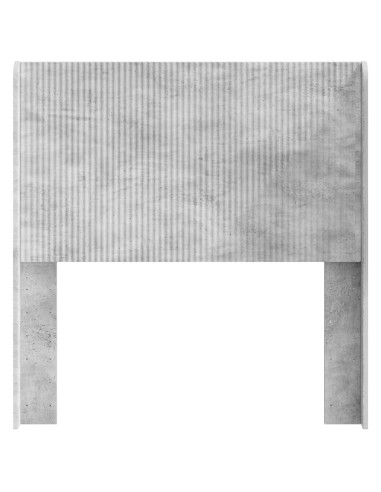 Testiera Letto Grigio Cemento Legno ingegnerizzato