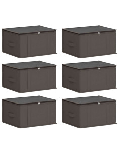 Scatola di stoccaggio con finestra trasparente in alto 6 pcs 2