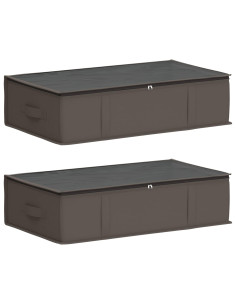 Scatola di stoccaggio con finestra trasparente in alto 2 pcs 2