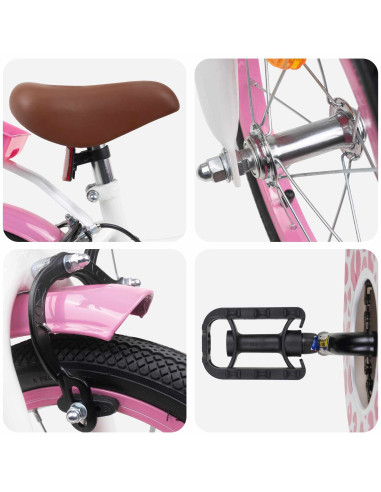 Bicicletta per Bambini 16 Pollici per bambini di 4-6 anni