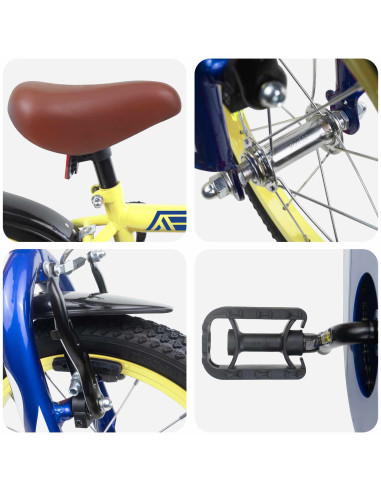 Bicicletta per Bambini 14 Pollici per bambini da 3 a 5 anni