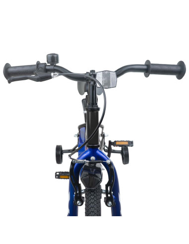 Bicicletta per Bambini 16 Pollici per bambini di 4-6 anni Nero